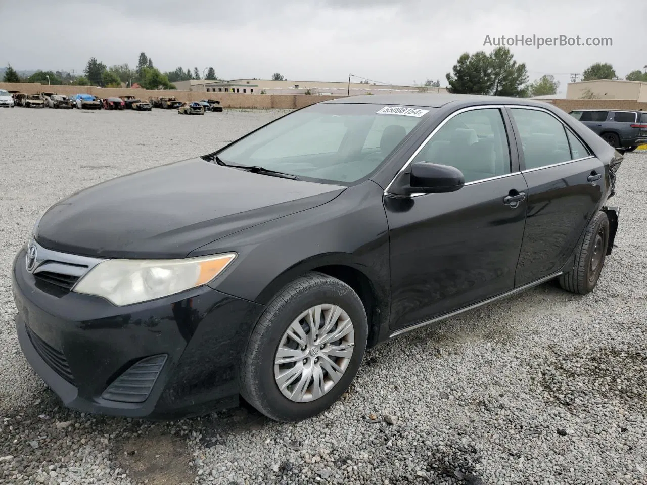 2012 Toyota Camry Base Черный vin: 4T1BF1FK4CU068221