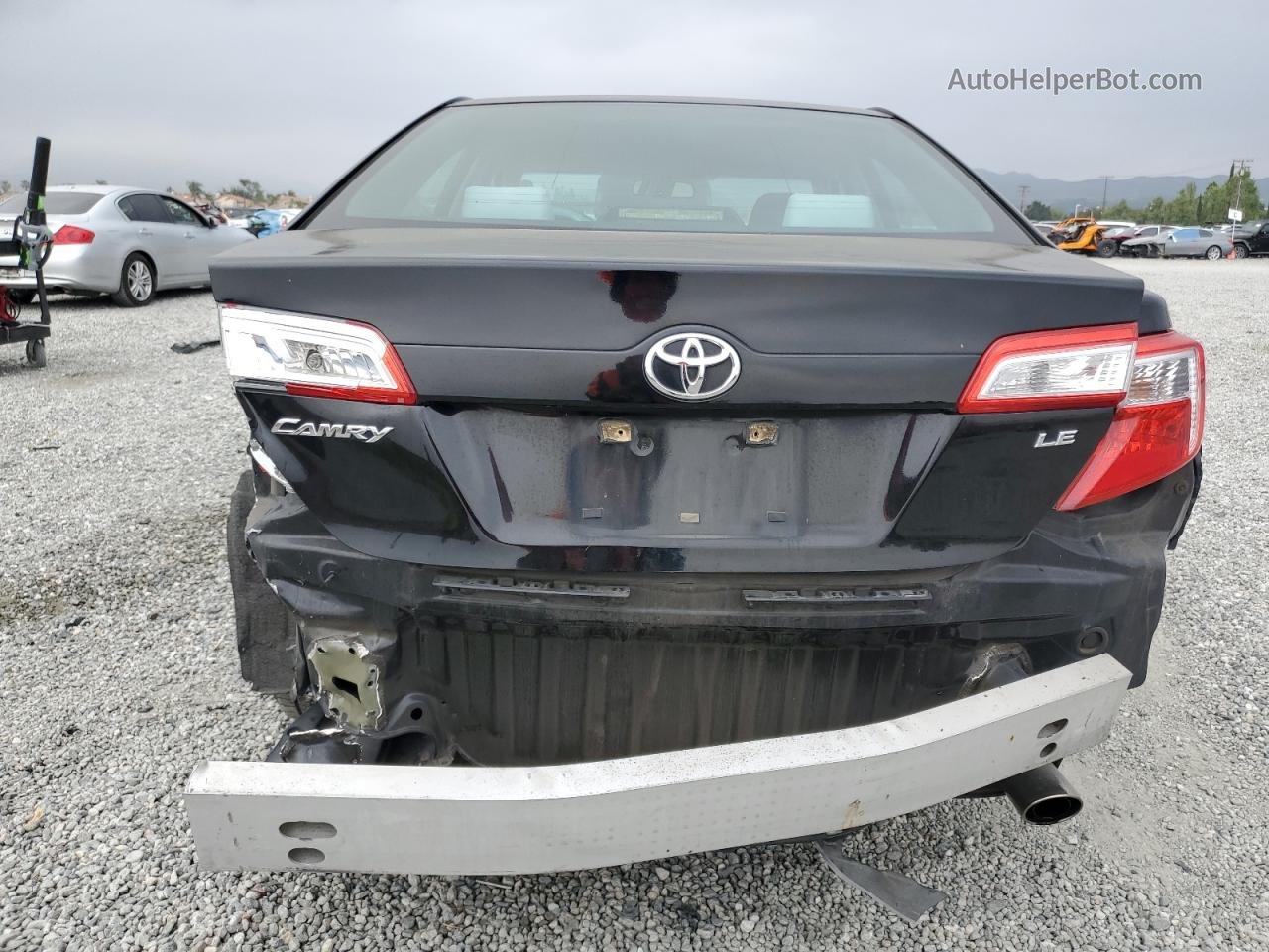 2012 Toyota Camry Base Черный vin: 4T1BF1FK4CU068221