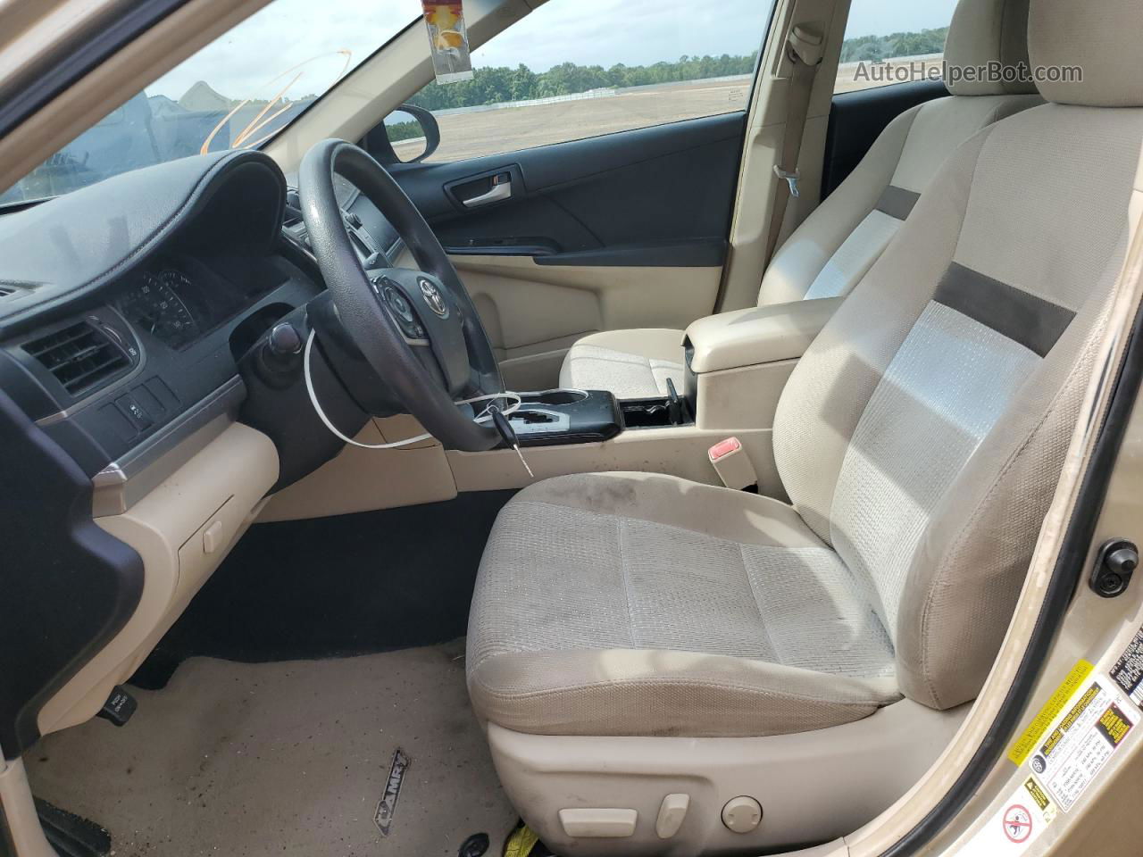 2012 Toyota Camry Base Золотой vin: 4T1BF1FK4CU069871