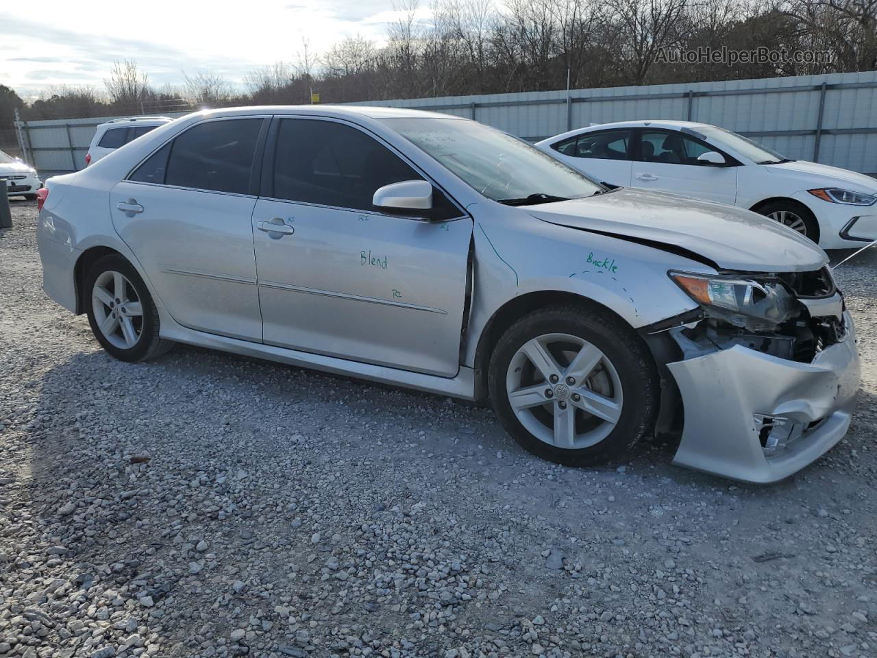 2012 Toyota Camry Base Silver vin: 4T1BF1FK4CU142236