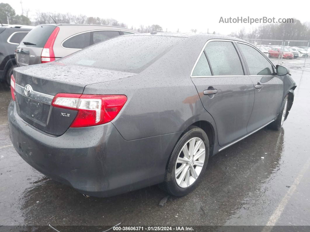 2012 Toyota Camry Xle Gray vin: 4T1BF1FK4CU156864