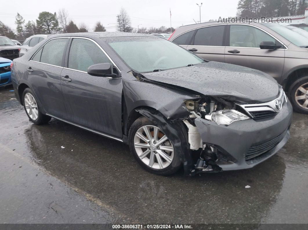 2012 Toyota Camry Xle Gray vin: 4T1BF1FK4CU156864