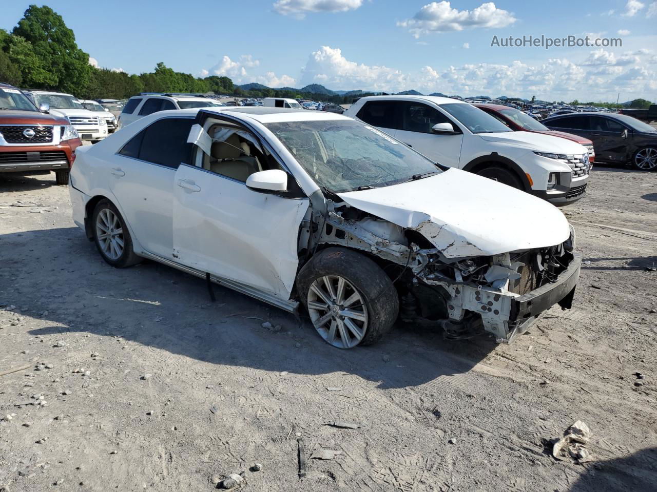 2012 Toyota Camry Base Белый vin: 4T1BF1FK4CU158517