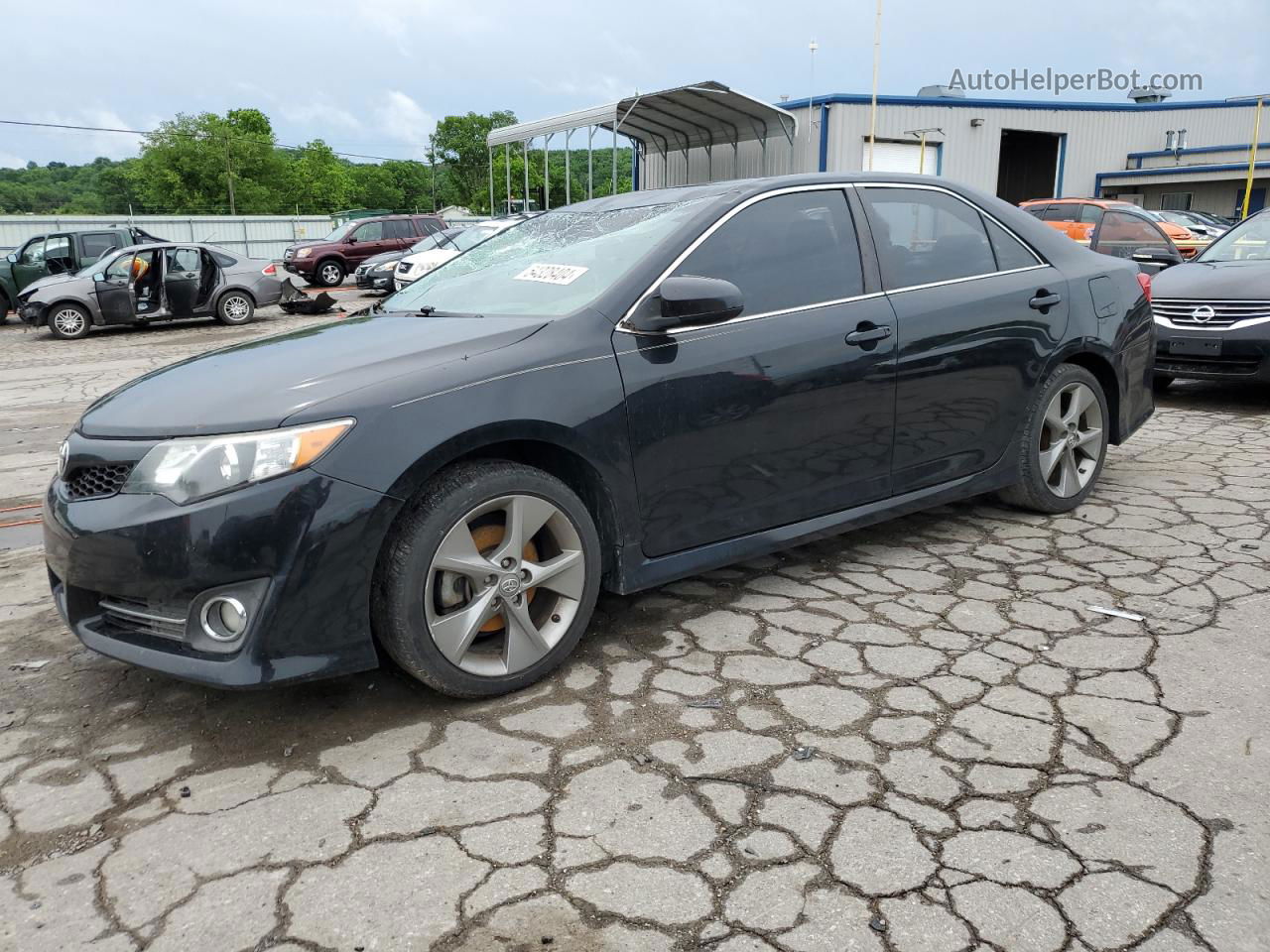 2012 Toyota Camry Base Black vin: 4T1BF1FK4CU161496