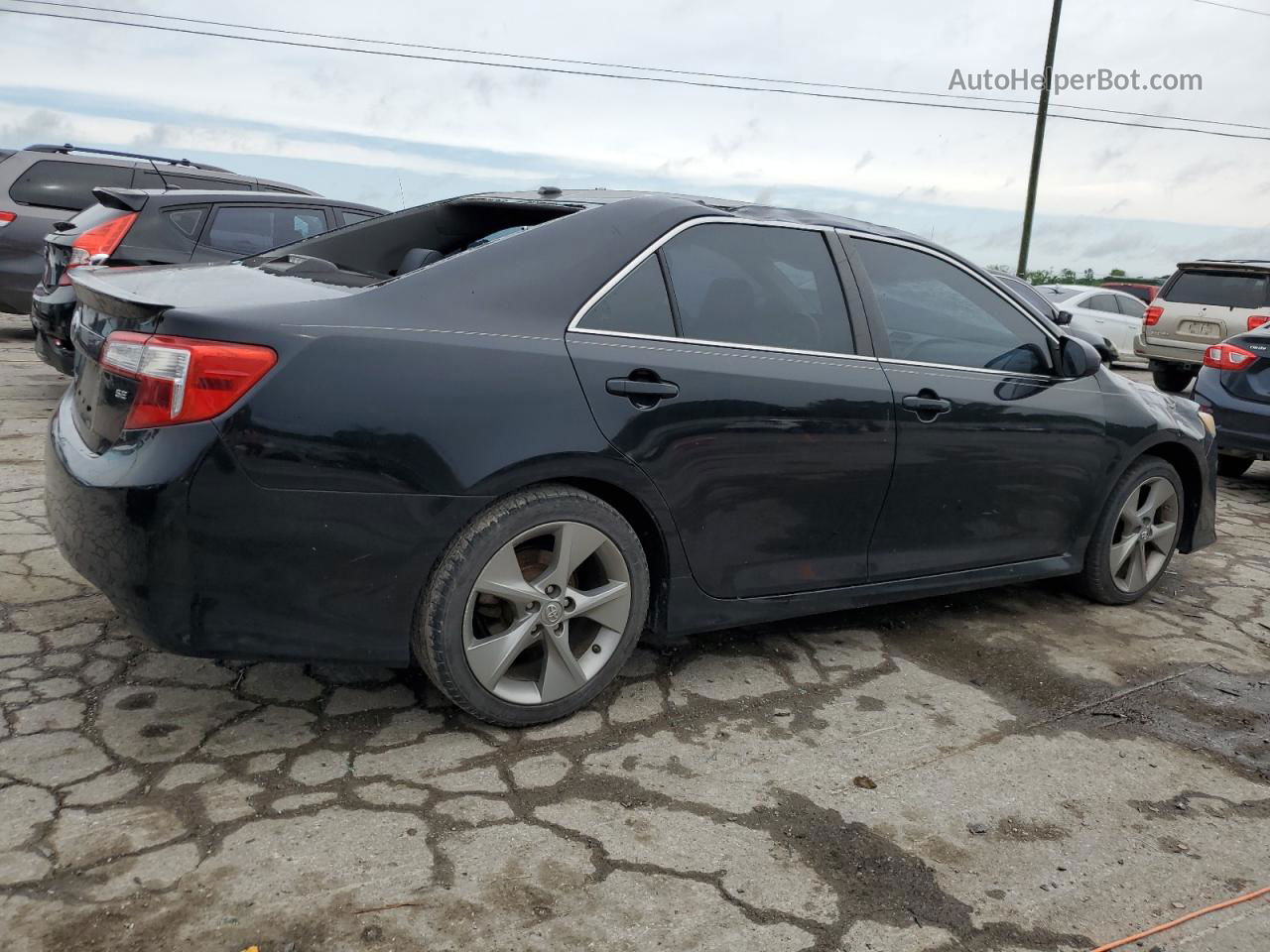 2012 Toyota Camry Base Black vin: 4T1BF1FK4CU161496