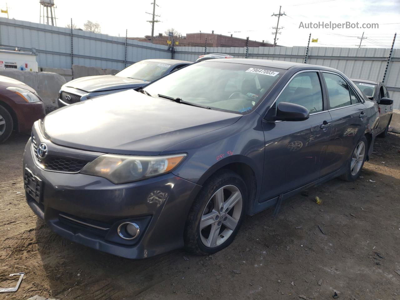 2012 Toyota Camry Base Charcoal vin: 4T1BF1FK4CU175091