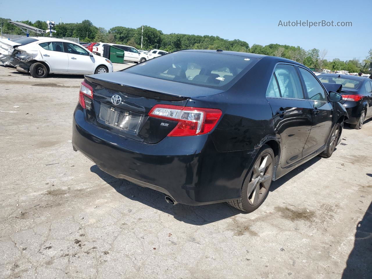 2012 Toyota Camry Base Black vin: 4T1BF1FK4CU202838