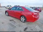 2012 Toyota Camry Se Red vin: 4T1BF1FK4CU521429