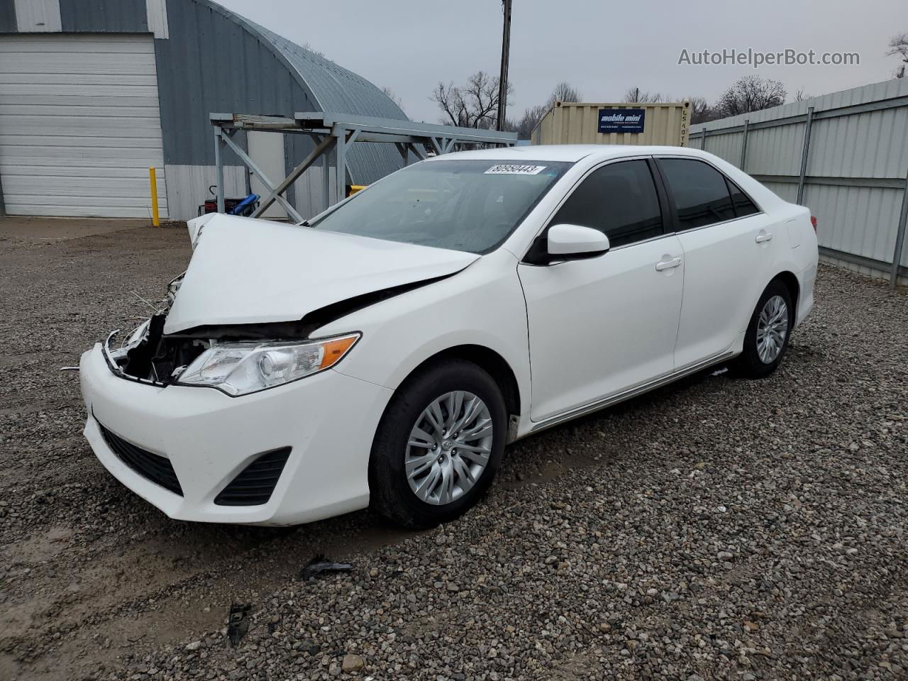 2012 Toyota Camry Base White vin: 4T1BF1FK4CU541325