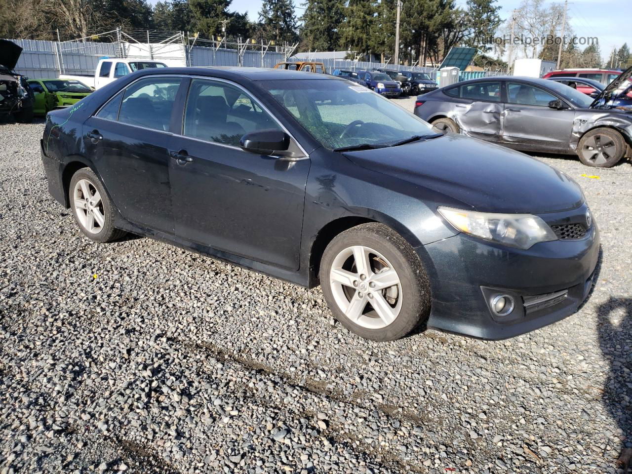 2012 Toyota Camry Base Черный vin: 4T1BF1FK4CU549036