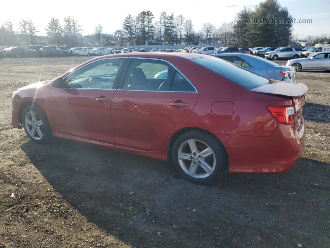 2012 Toyota Camry Base Red vin: 4T1BF1FK4CU572820