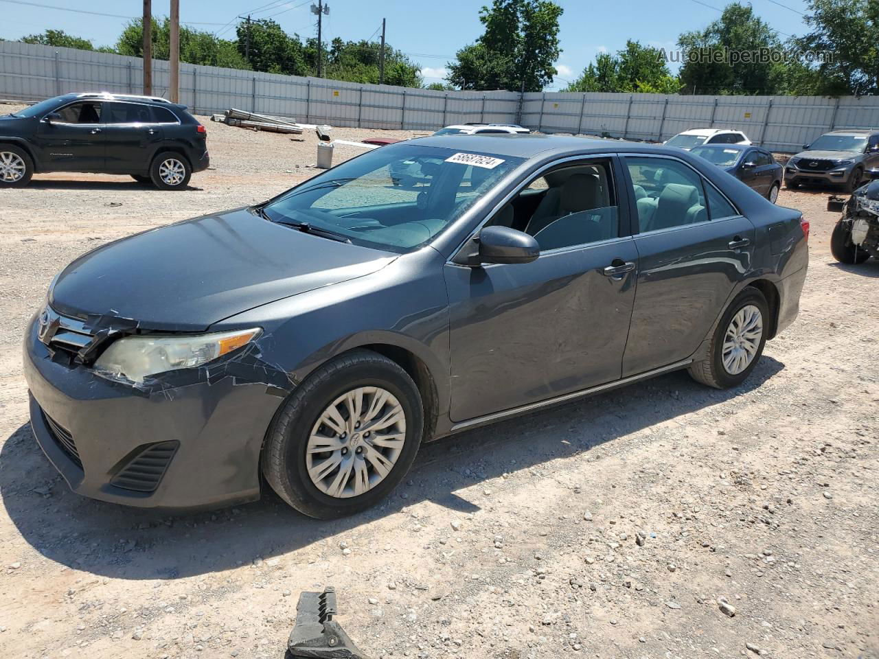 2012 Toyota Camry Base Gray vin: 4T1BF1FK4CU582750