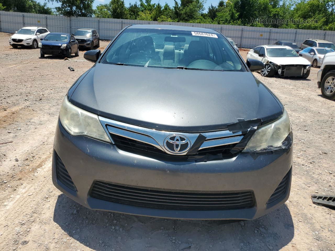 2012 Toyota Camry Base Gray vin: 4T1BF1FK4CU582750