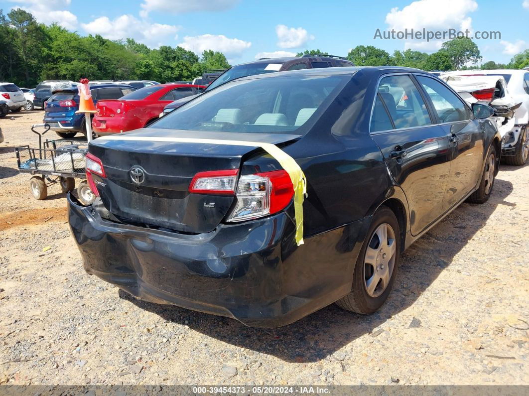 2012 Toyota Camry Le Black vin: 4T1BF1FK4CU587432