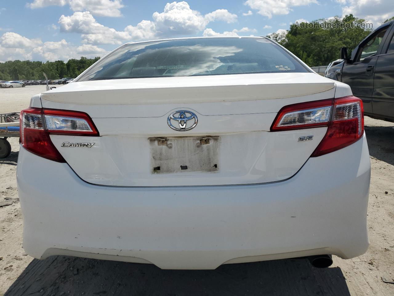 2013 Toyota Camry L White vin: 4T1BF1FK4DU213114