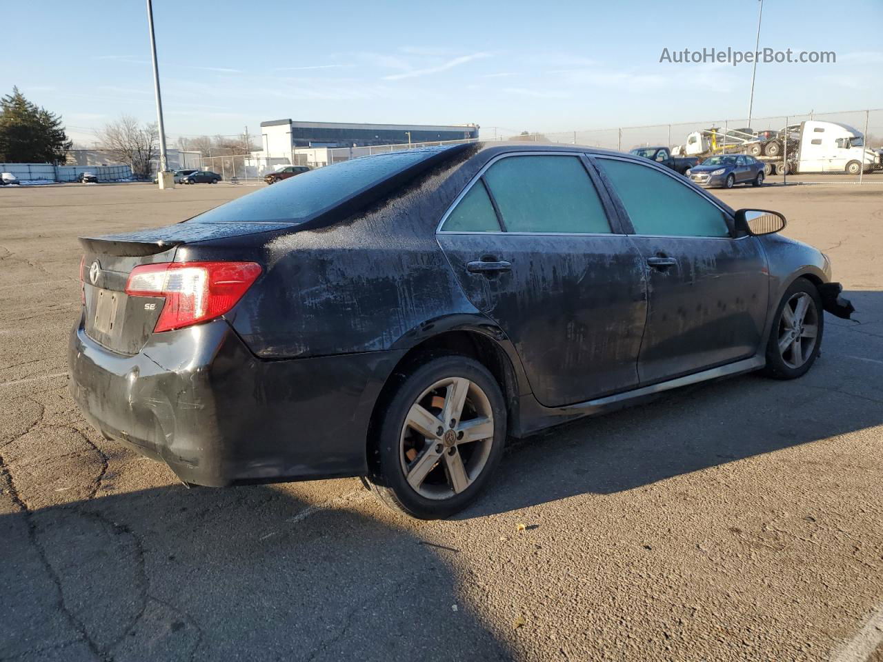 2013 Toyota Camry L Black vin: 4T1BF1FK4DU253788