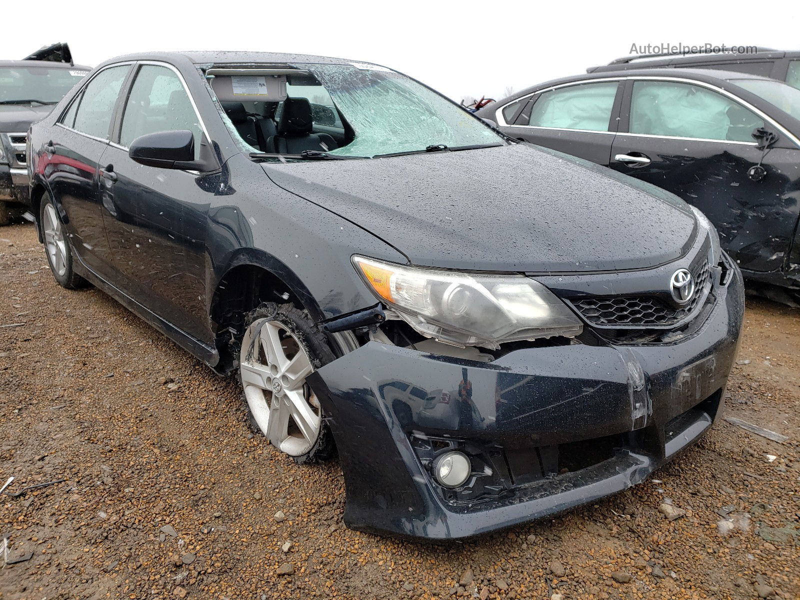 2013 Toyota Camry L Black vin: 4T1BF1FK4DU266363