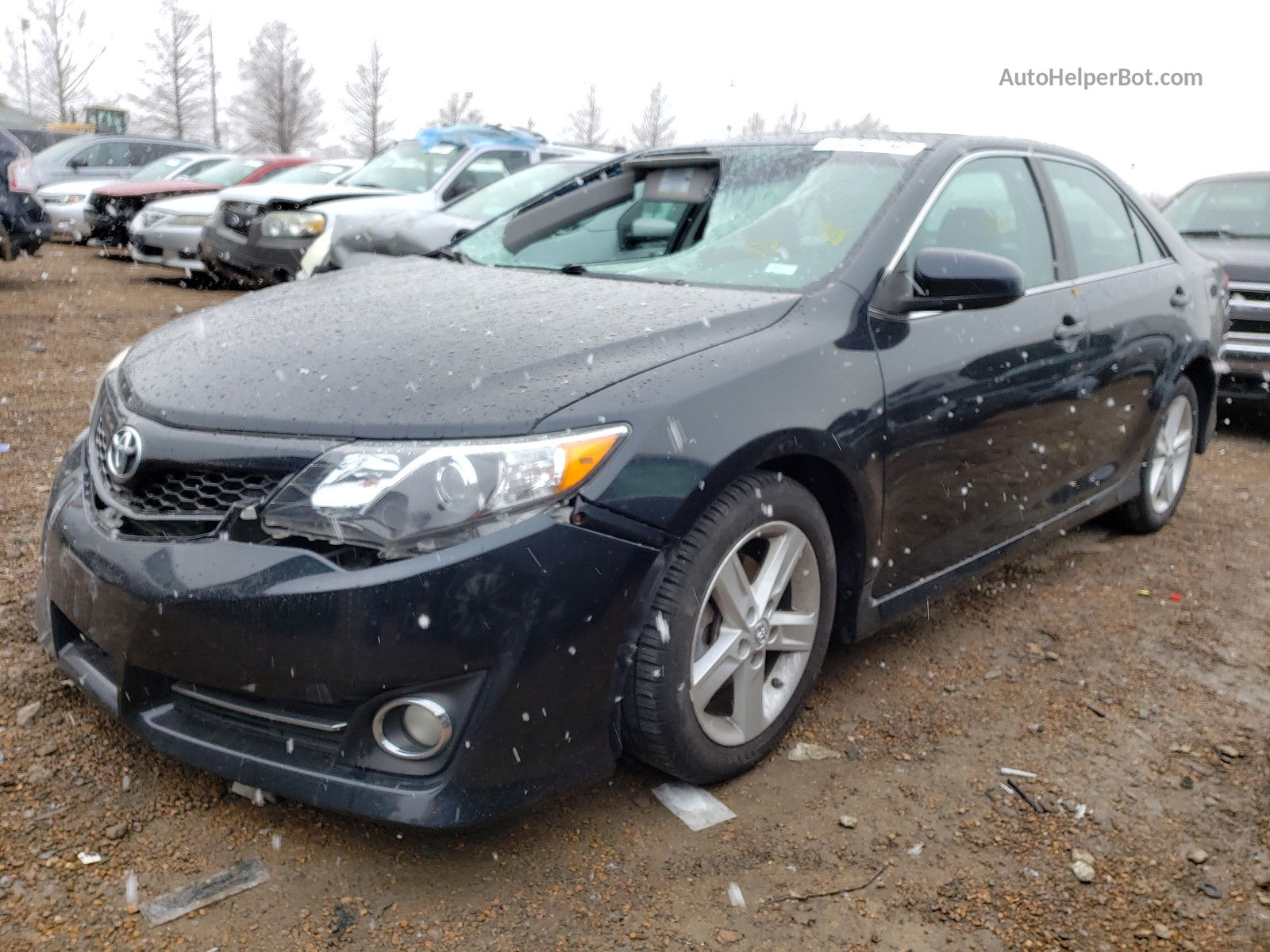 2013 Toyota Camry L Черный vin: 4T1BF1FK4DU266363