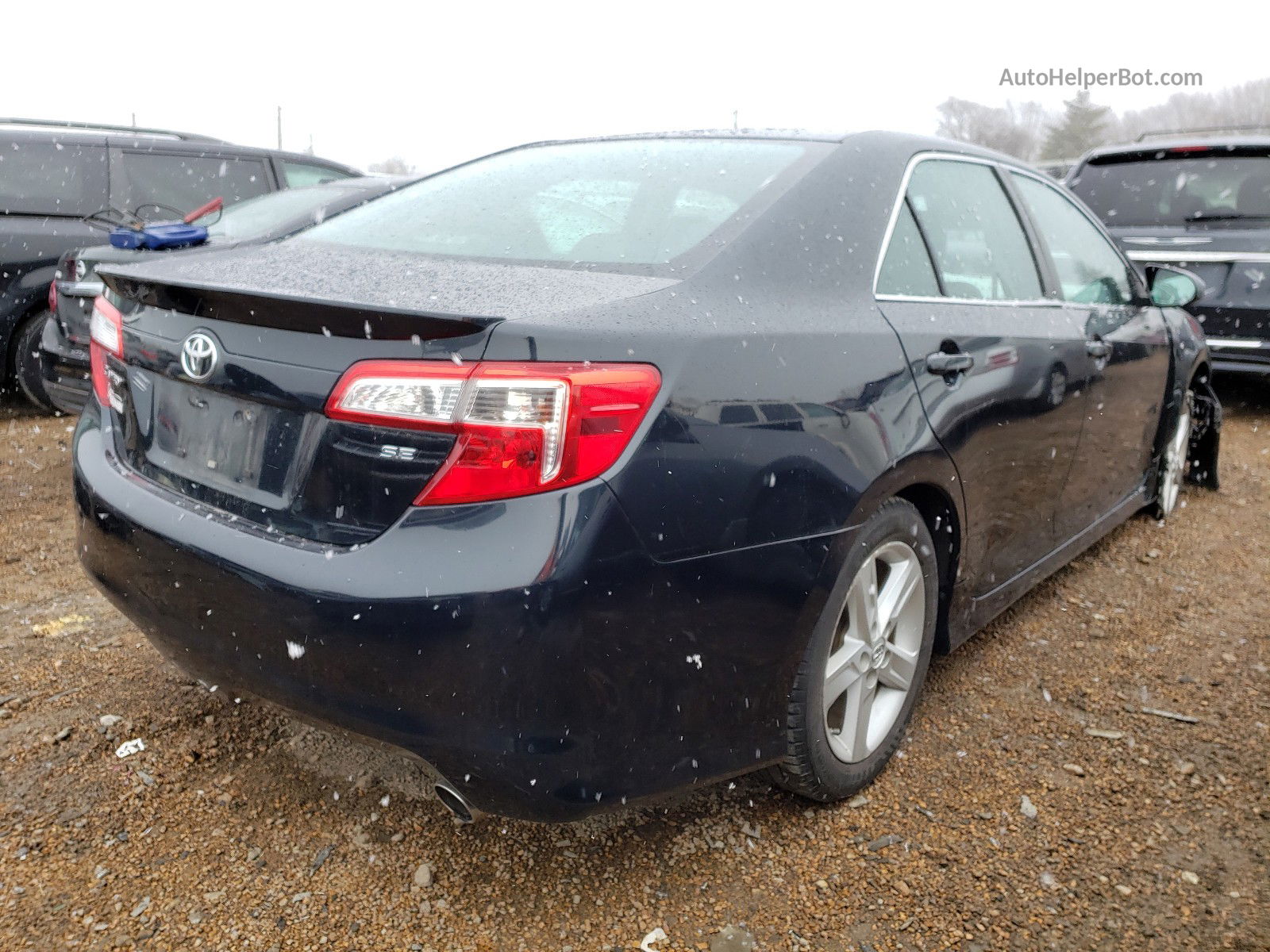 2013 Toyota Camry L Black vin: 4T1BF1FK4DU266363