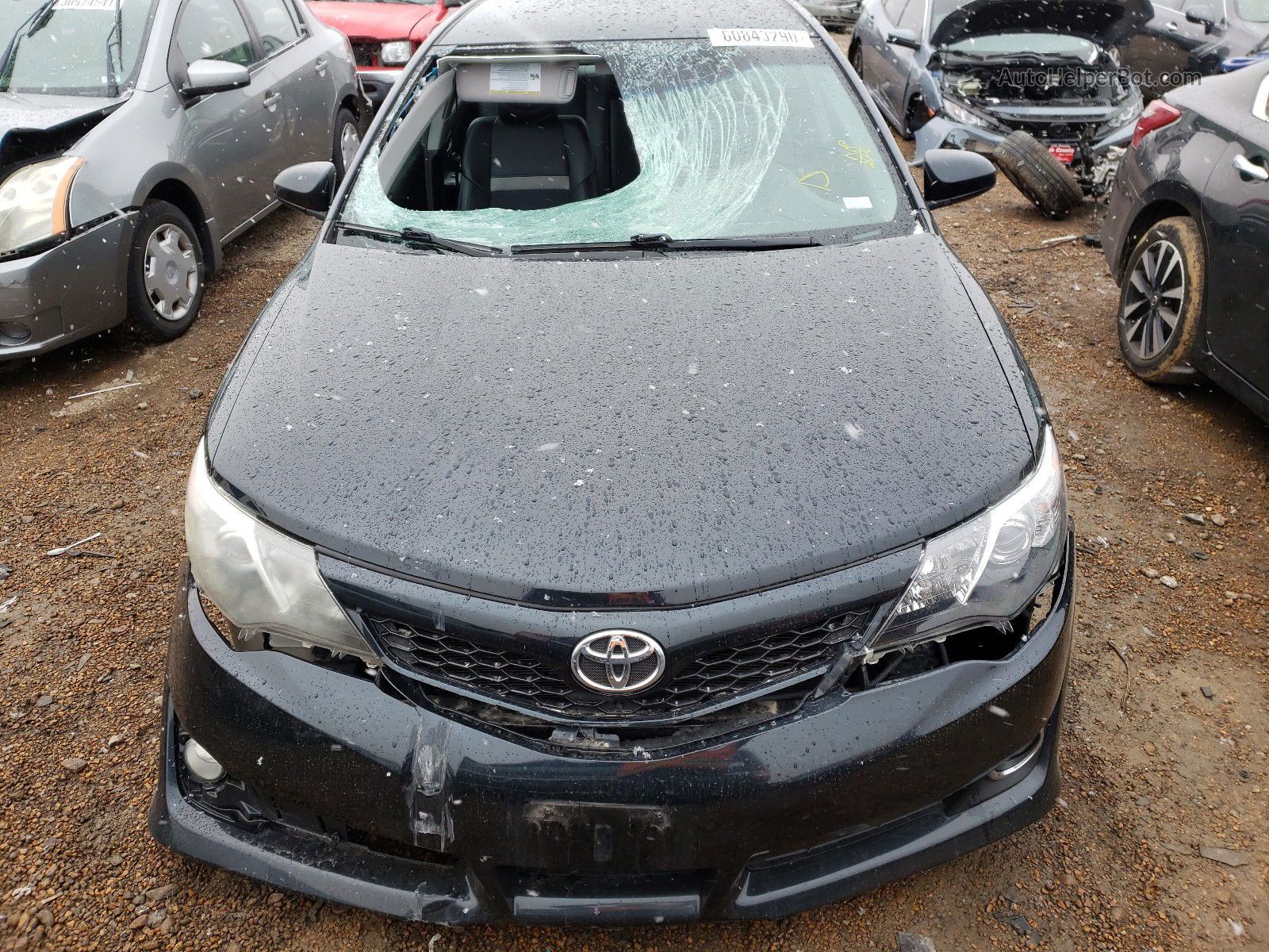 2013 Toyota Camry L Black vin: 4T1BF1FK4DU266363