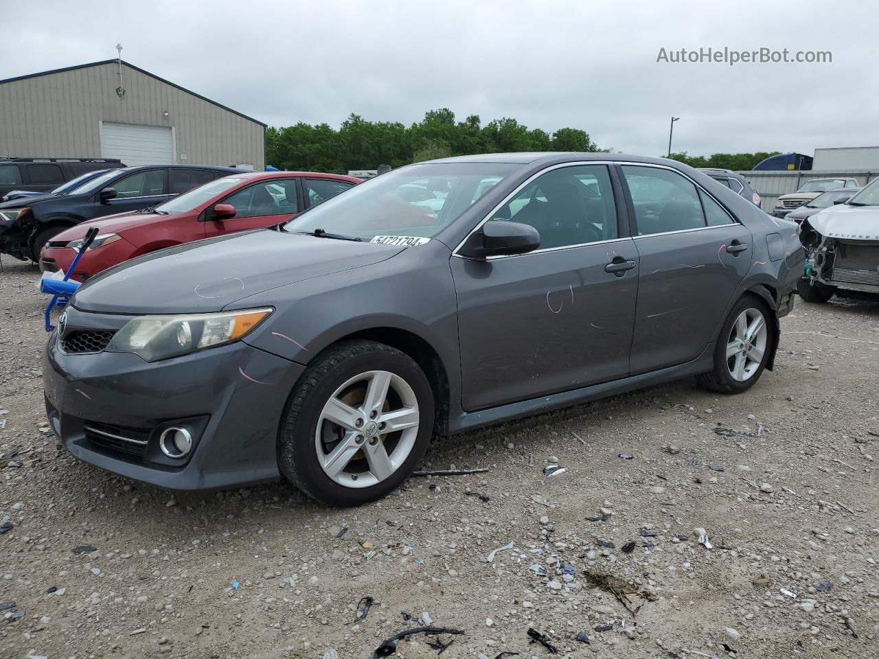 2013 Toyota Camry L Gray vin: 4T1BF1FK4DU705142