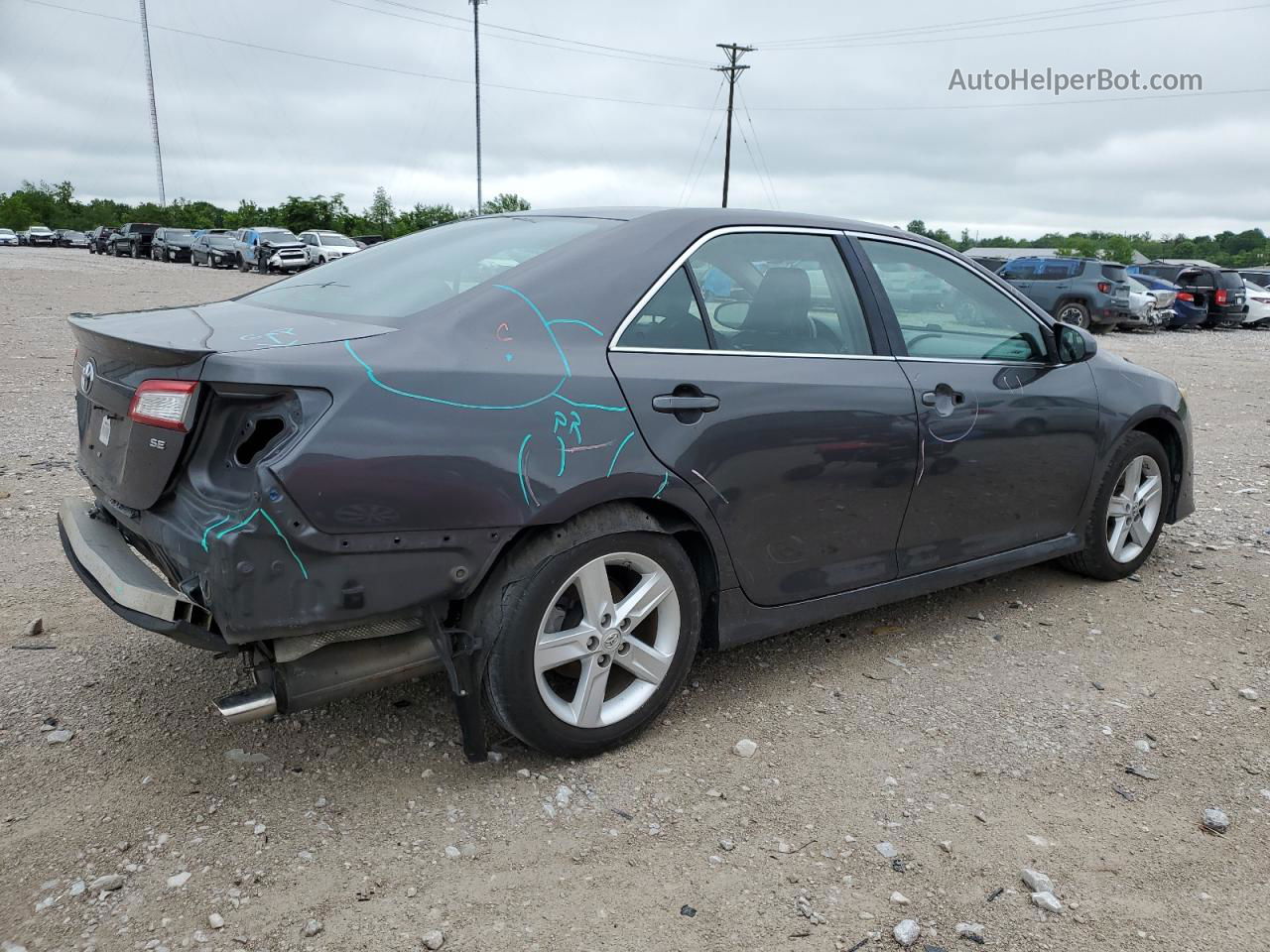 2013 Toyota Camry L Gray vin: 4T1BF1FK4DU705142