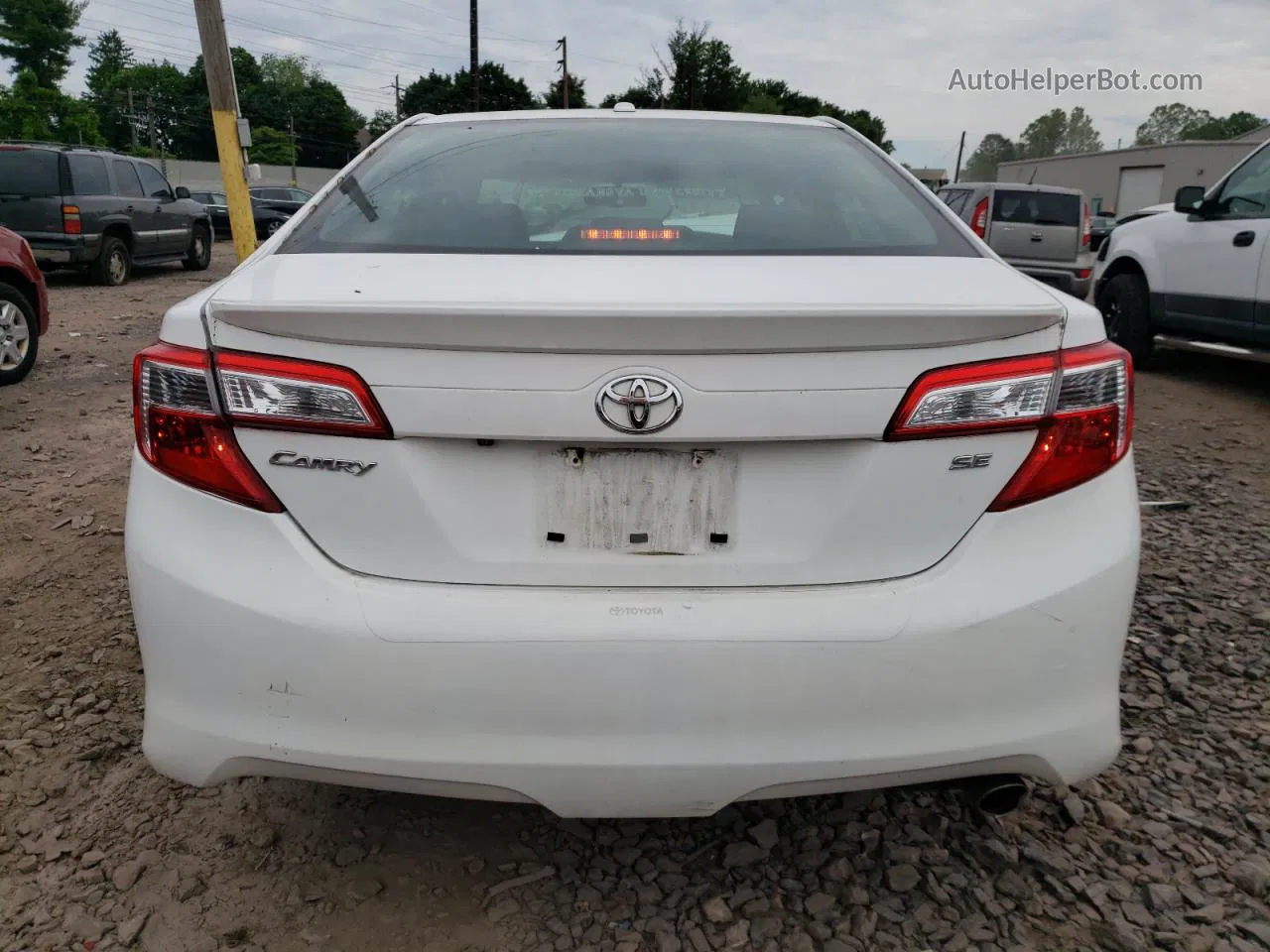 2013 Toyota Camry L White vin: 4T1BF1FK4DU705917