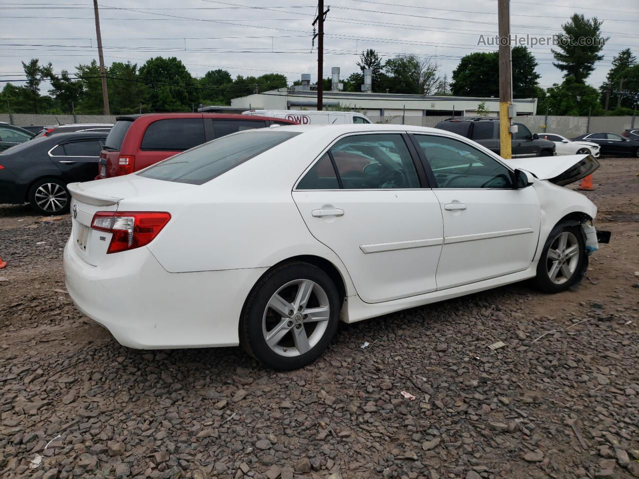 2013 Toyota Camry L White vin: 4T1BF1FK4DU705917