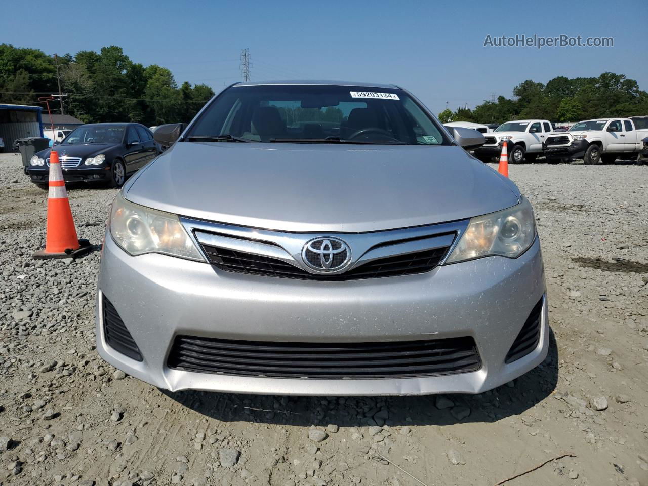 2014 Toyota Camry L Silver vin: 4T1BF1FK4EU331715