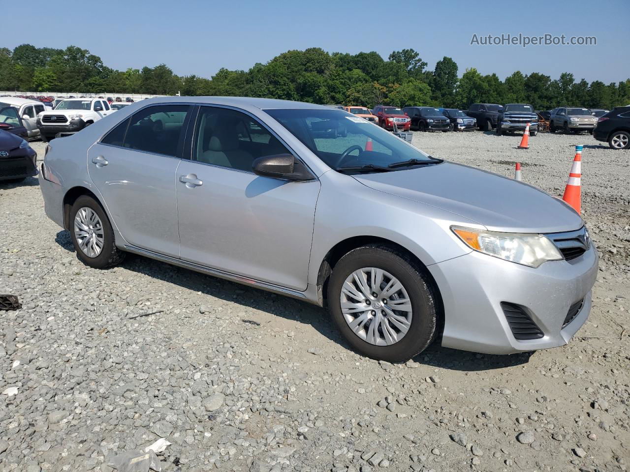 2014 Toyota Camry L Silver vin: 4T1BF1FK4EU331715