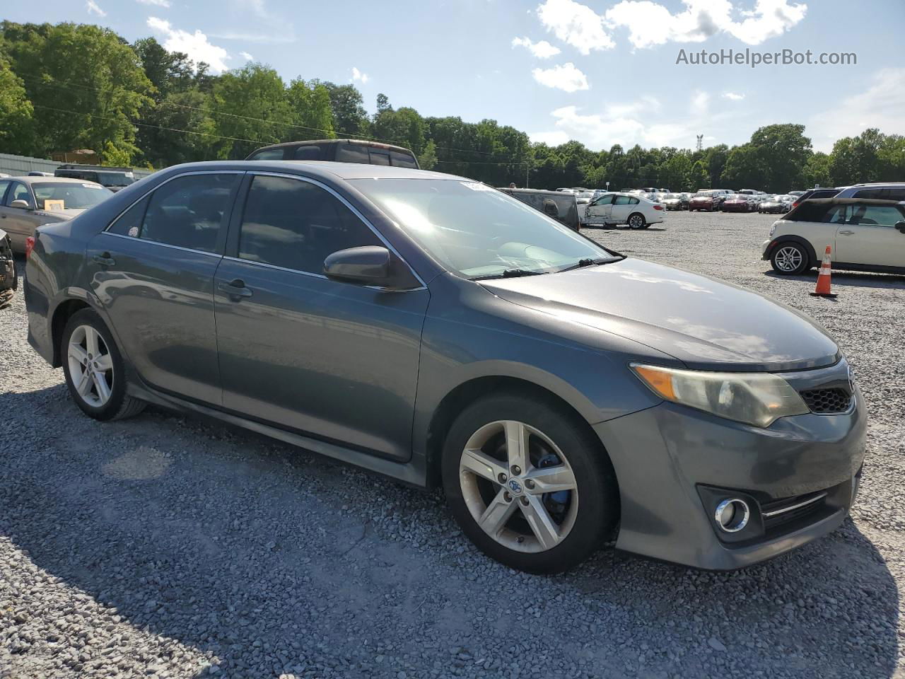 2014 Toyota Camry L Gray vin: 4T1BF1FK4EU347851