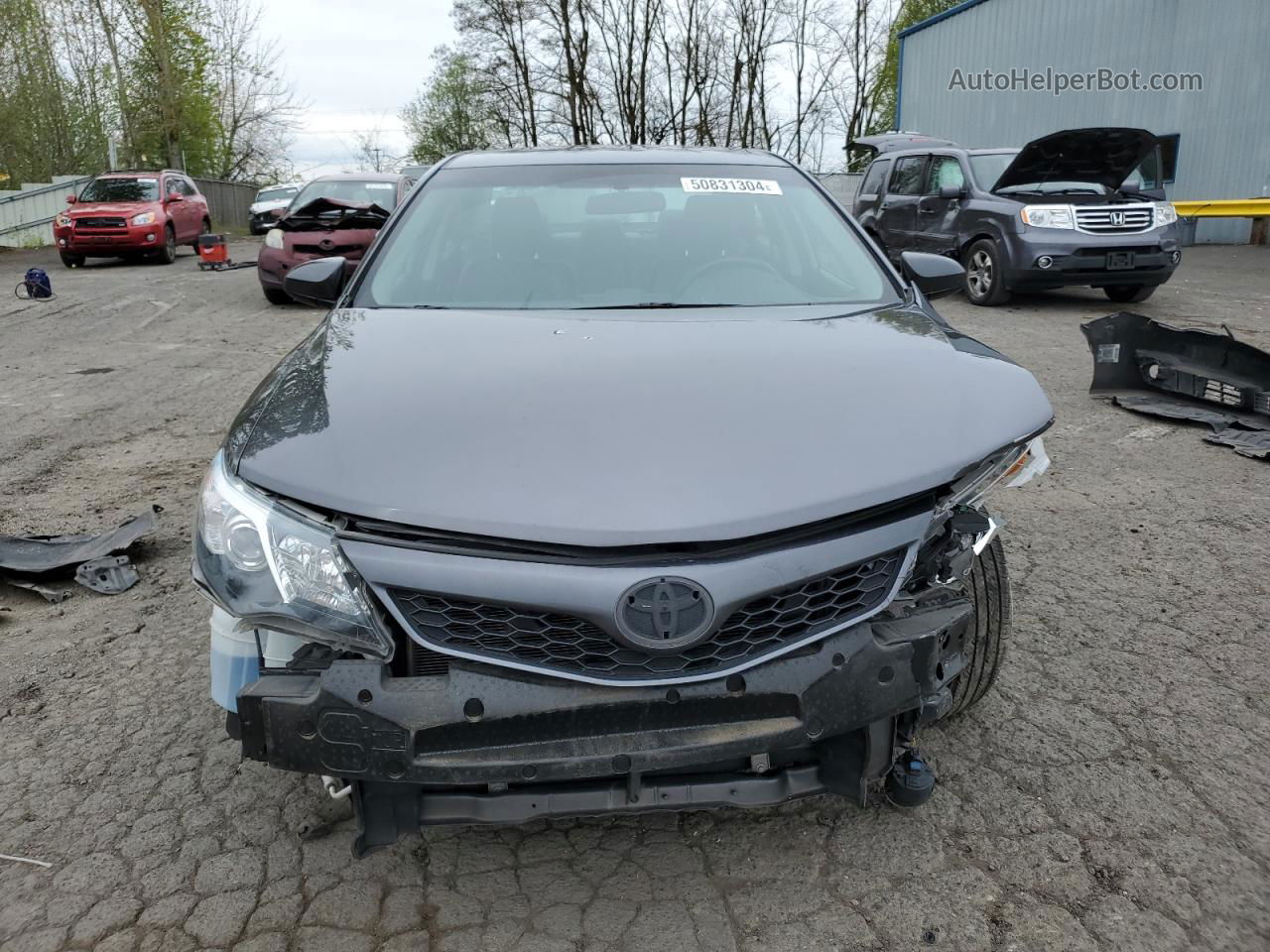 2014 Toyota Camry L Gray vin: 4T1BF1FK4EU370448