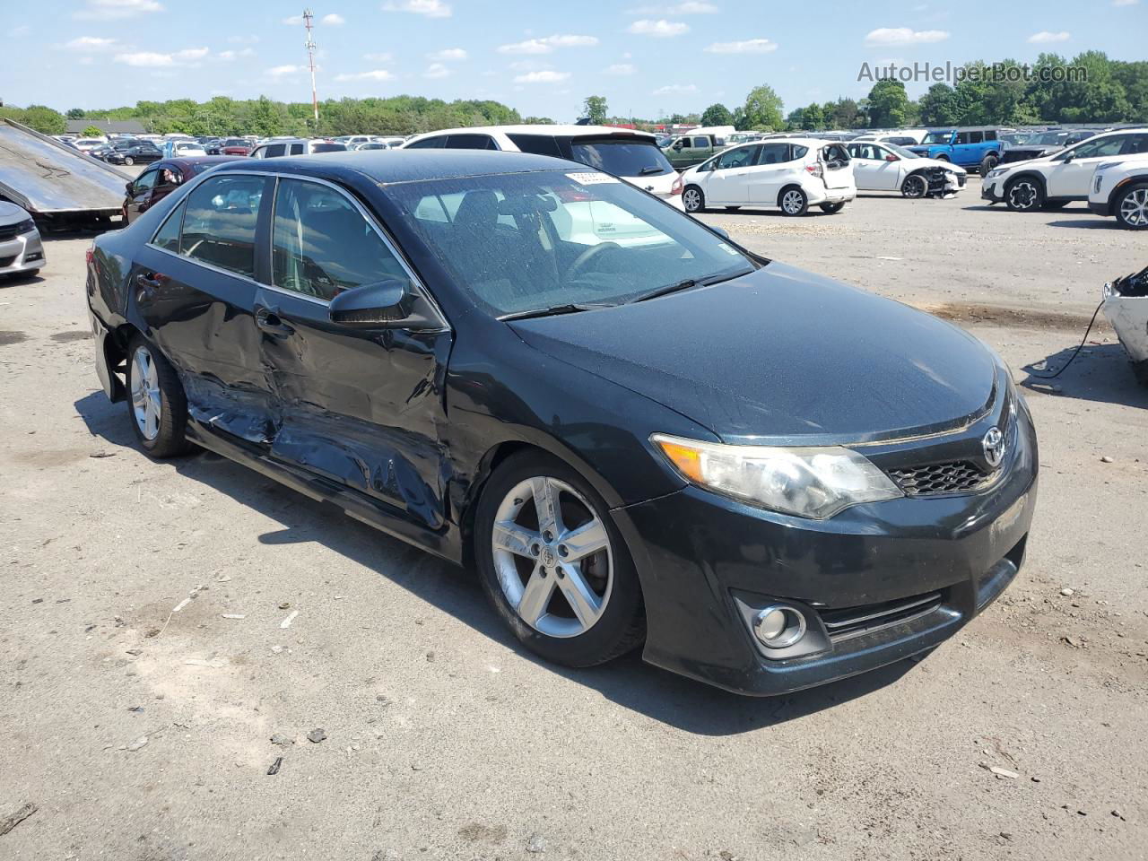 2014 Toyota Camry L Черный vin: 4T1BF1FK4EU397181