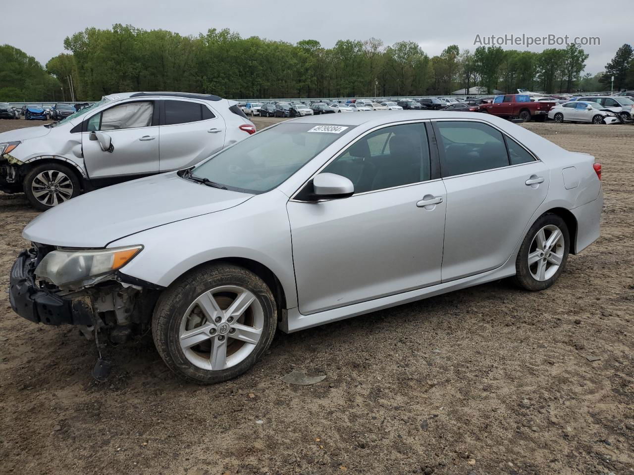 2014 Toyota Camry L Silver vin: 4T1BF1FK4EU412245