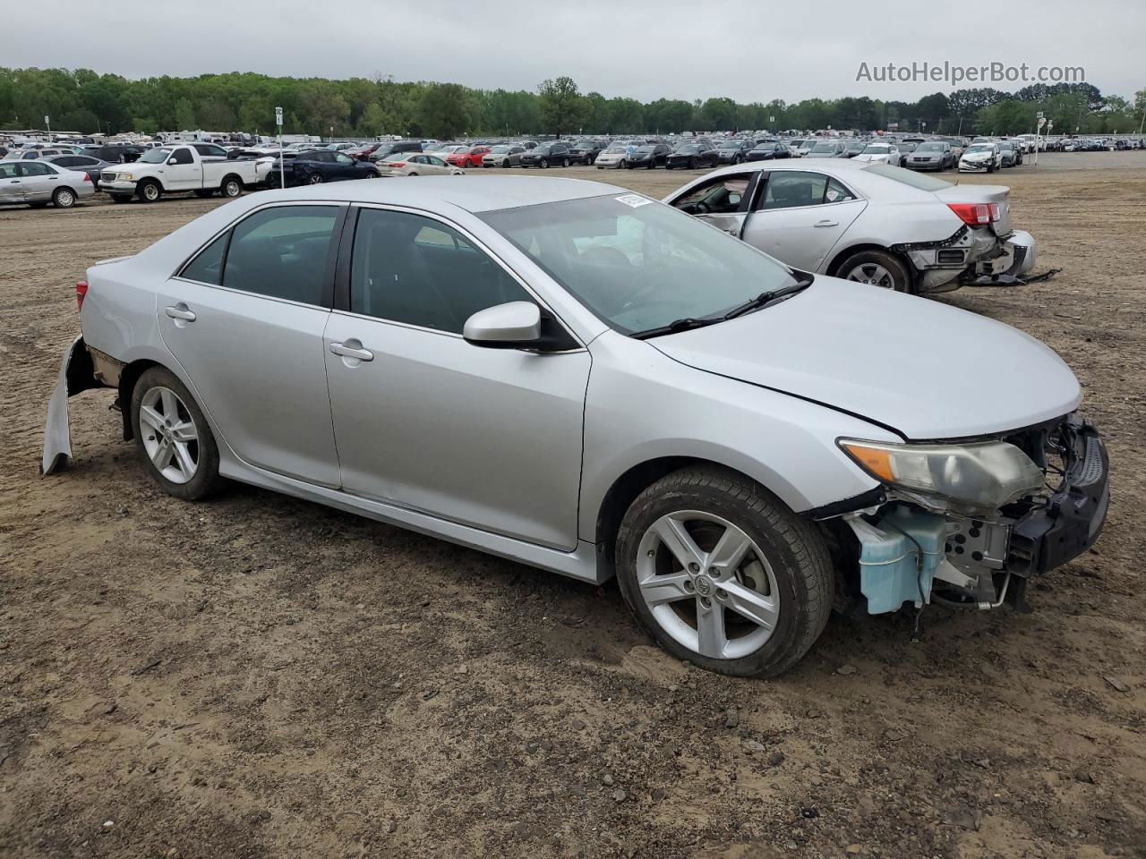 2014 Toyota Camry L Silver vin: 4T1BF1FK4EU412245