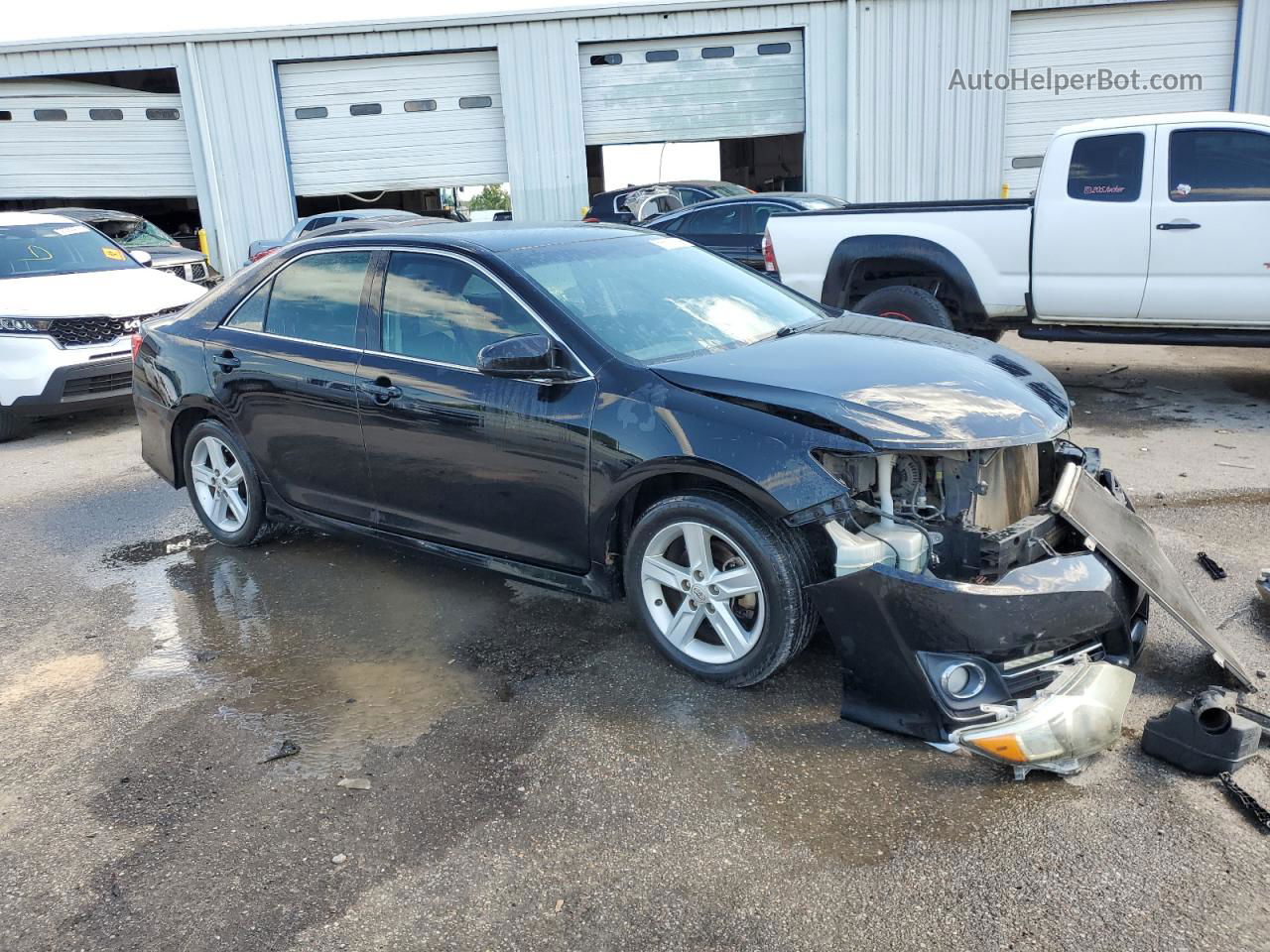 2014 Toyota Camry L Black vin: 4T1BF1FK4EU746209