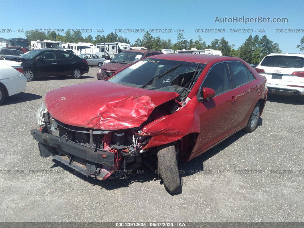 2014 Toyota Camry L/le/xle/se/se Sport Red vin: 4T1BF1FK4EU759462