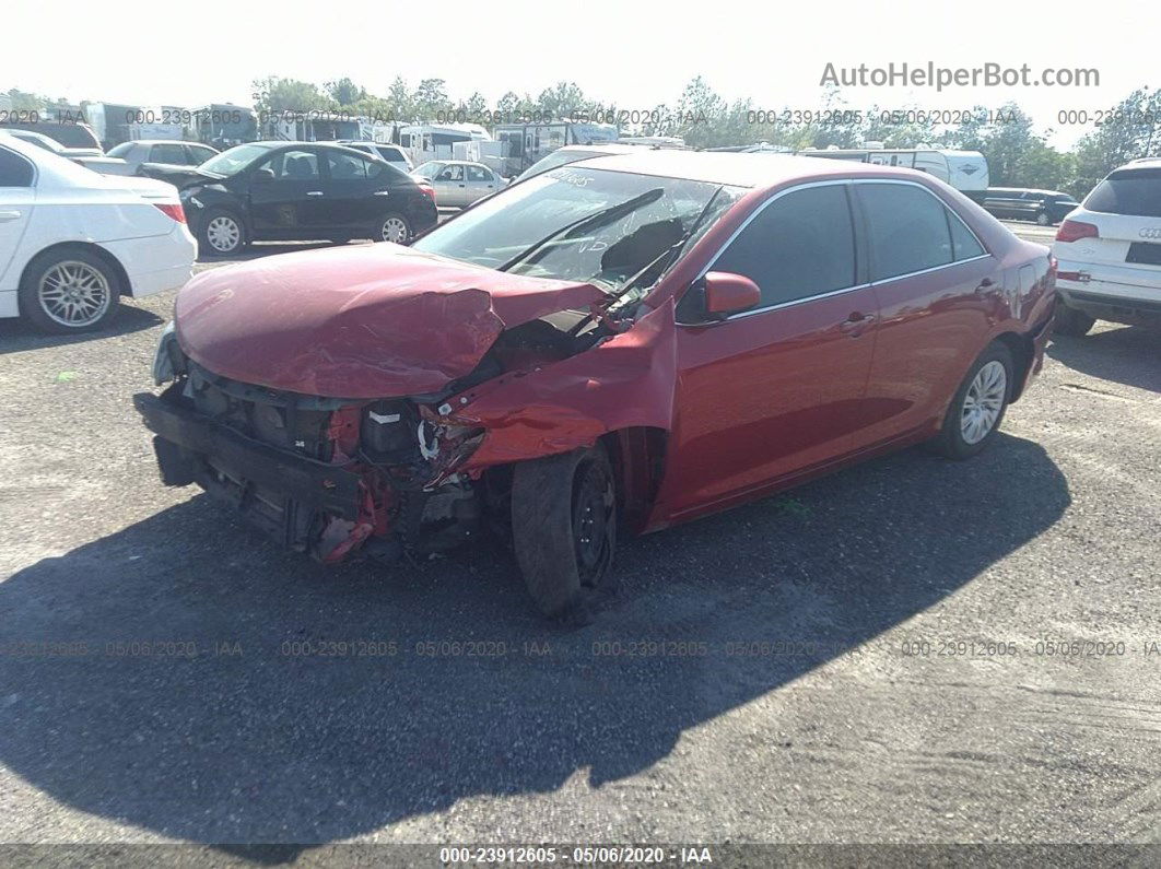 2014 Toyota Camry L/le/xle/se/se Sport Red vin: 4T1BF1FK4EU759462