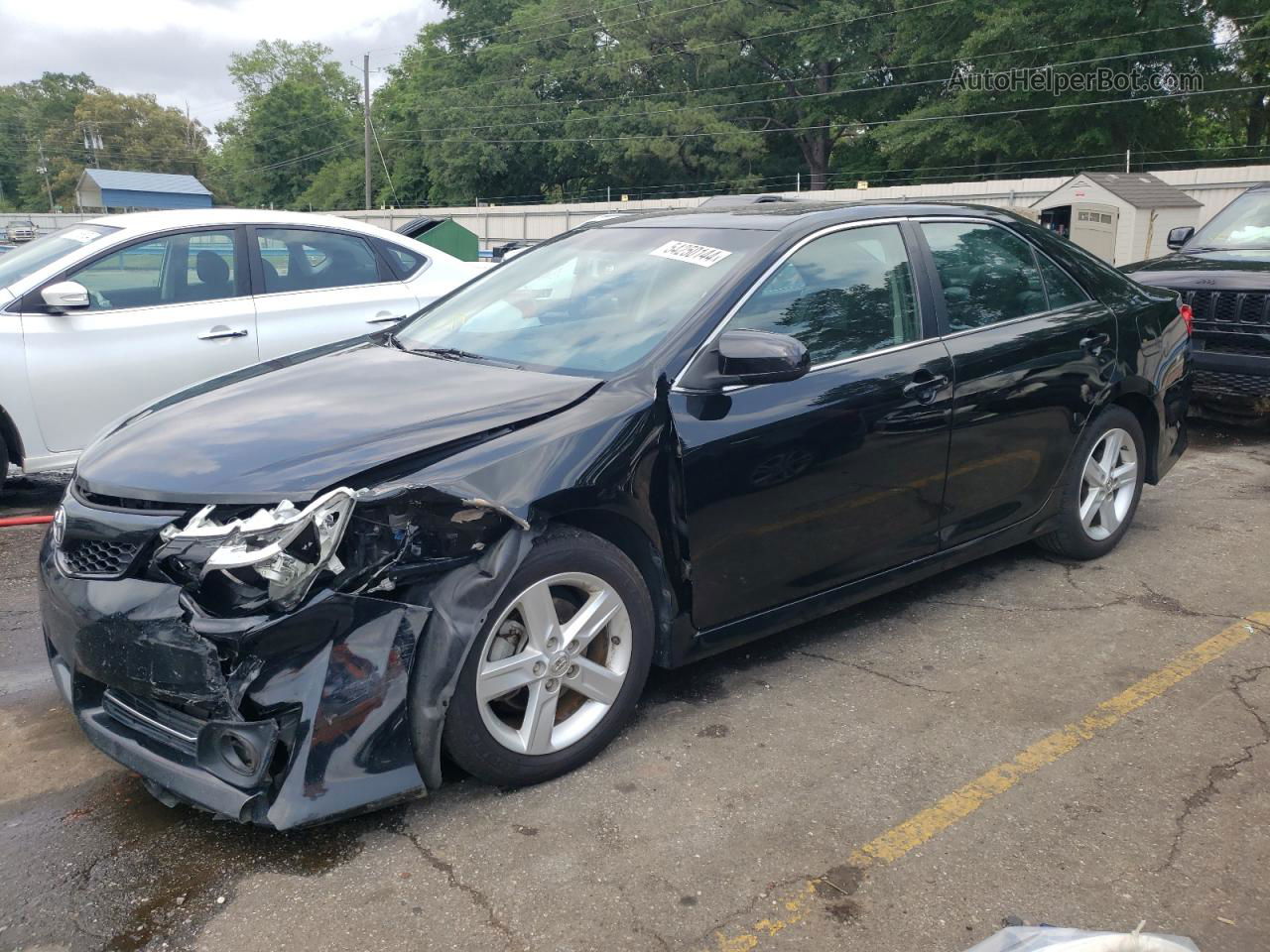 2014 Toyota Camry L Black vin: 4T1BF1FK4EU806084