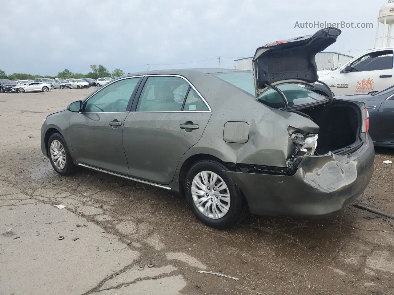 2014 Toyota Camry L Зеленый vin: 4T1BF1FK4EU824133