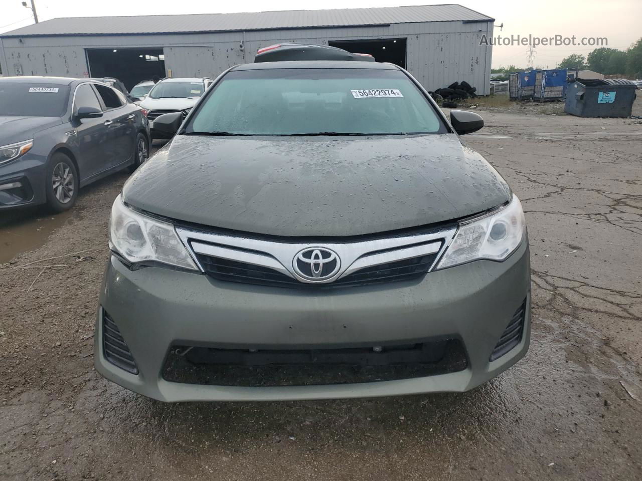 2014 Toyota Camry L Green vin: 4T1BF1FK4EU824133