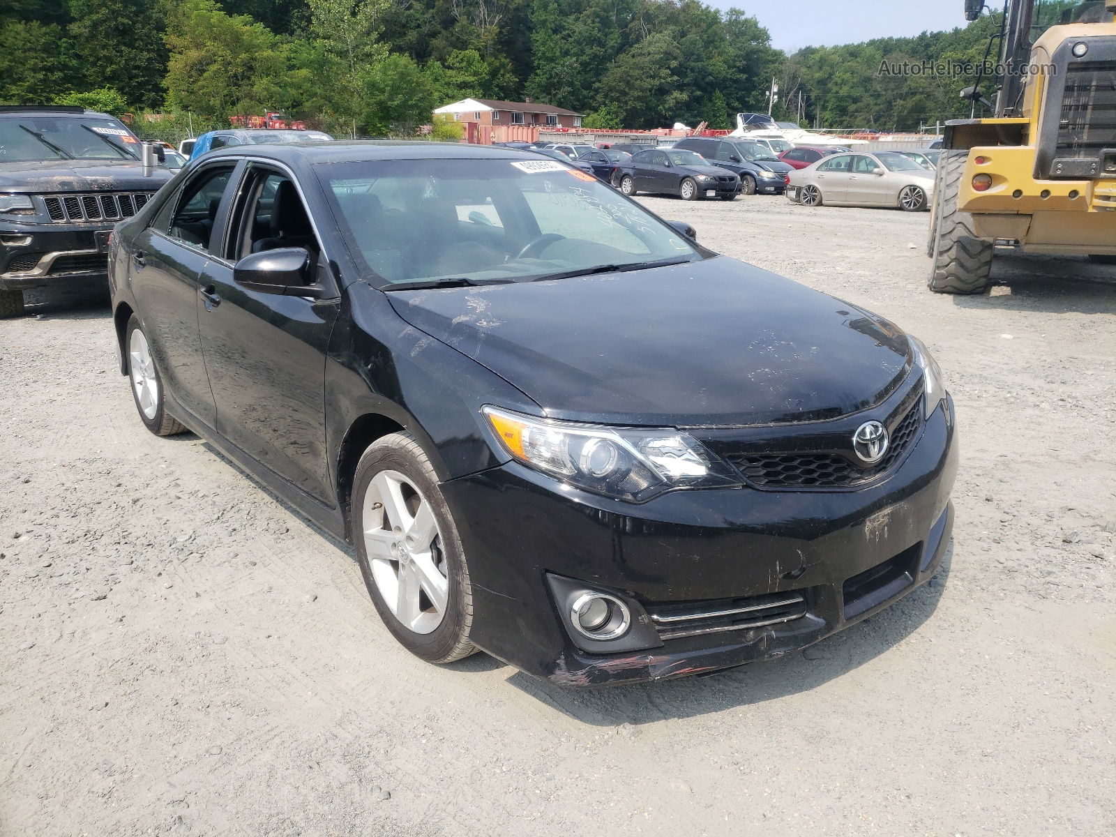 2014 Toyota Camry L Черный vin: 4T1BF1FK4EU833043