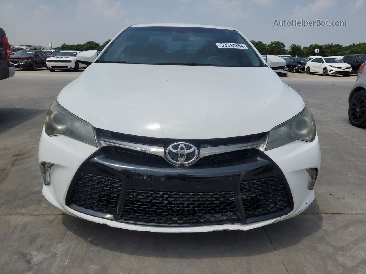 2016 Toyota Camry Le White vin: 4T1BF1FK4GU120226