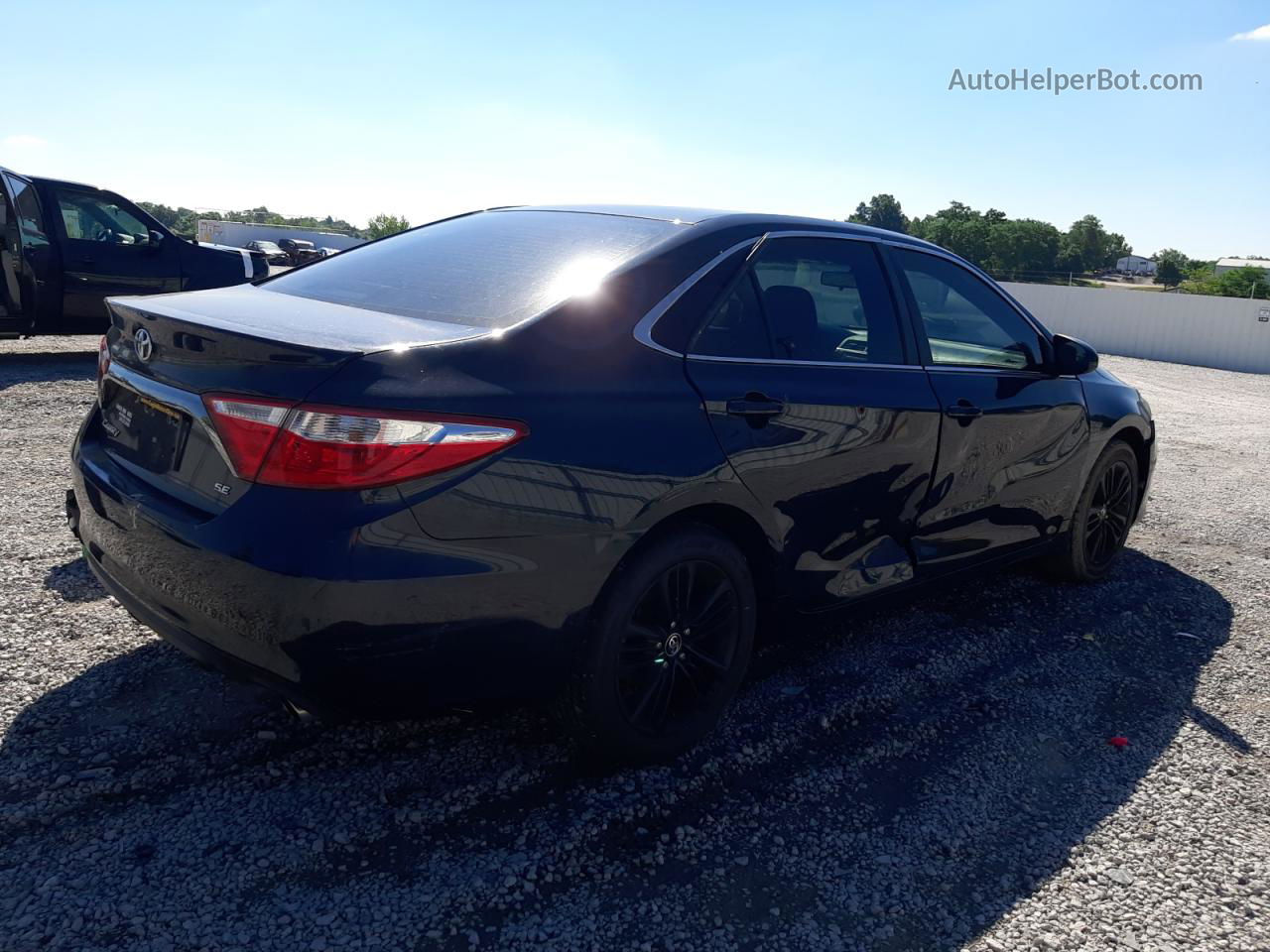 2016 Toyota Camry Le Черный vin: 4T1BF1FK4GU130108