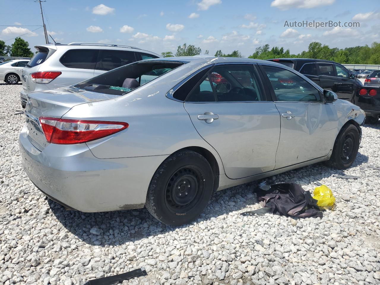 2016 Toyota Camry Le Silver vin: 4T1BF1FK4GU163495