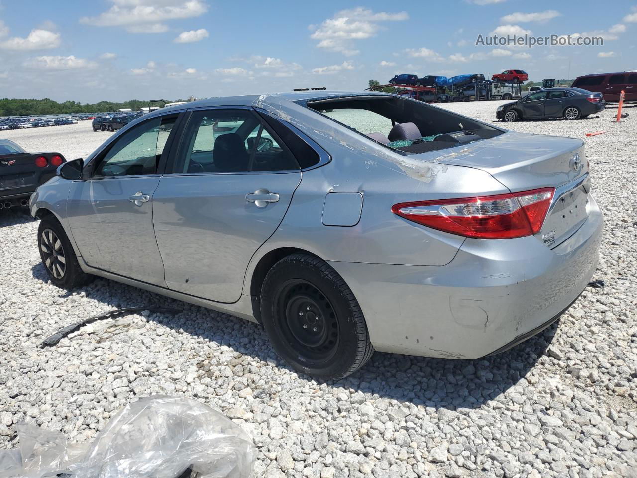 2016 Toyota Camry Le Серебряный vin: 4T1BF1FK4GU163495