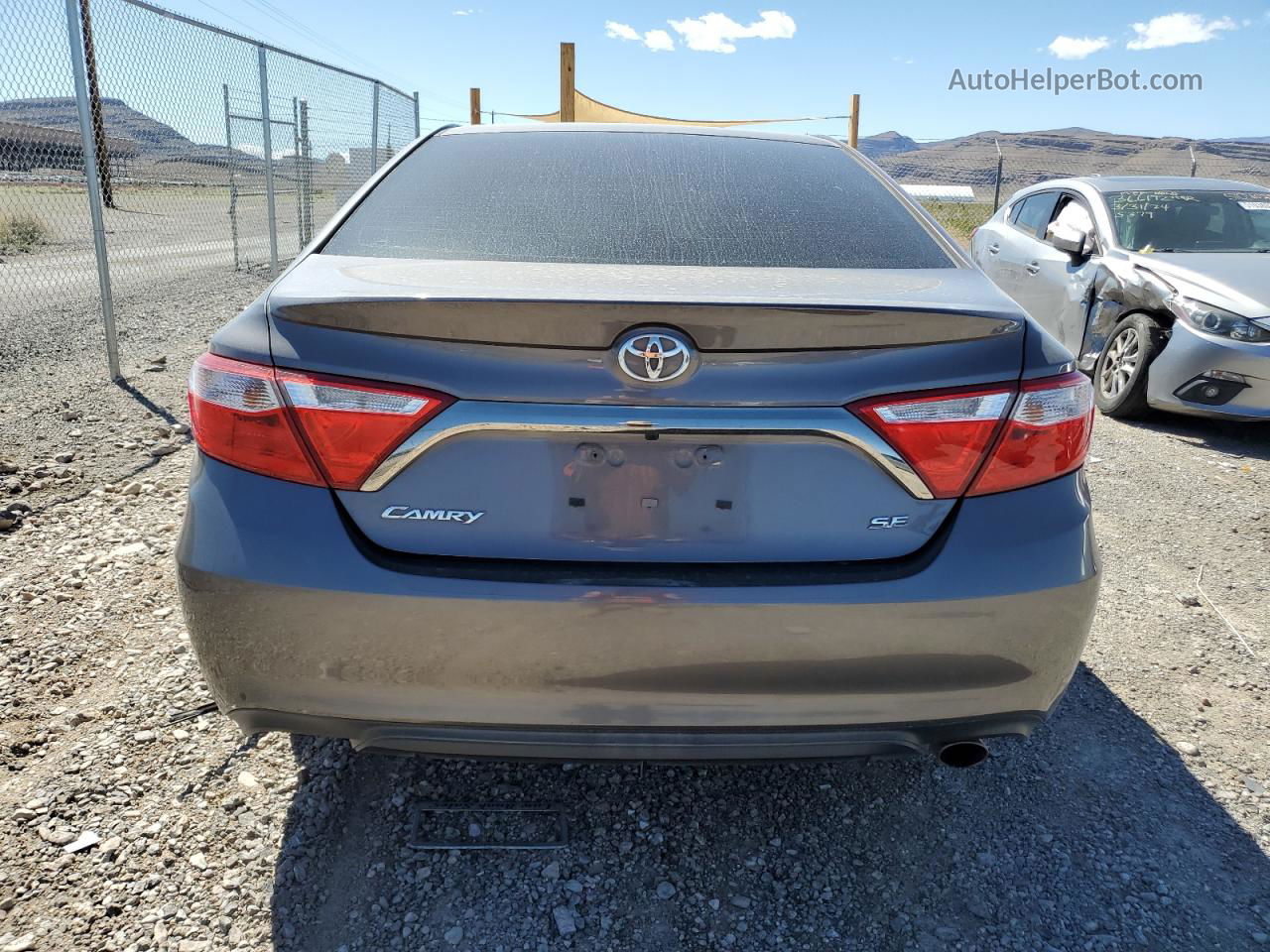 2016 Toyota Camry Le Gray vin: 4T1BF1FK4GU187232