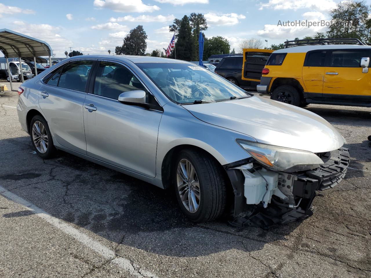 2016 Toyota Camry Le Silver vin: 4T1BF1FK4GU209066