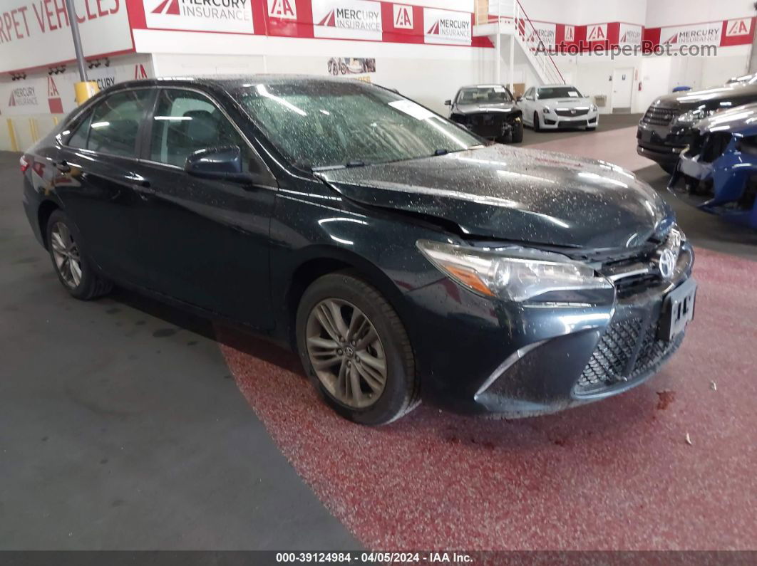 2016 Toyota Camry Se Синий vin: 4T1BF1FK4GU226644