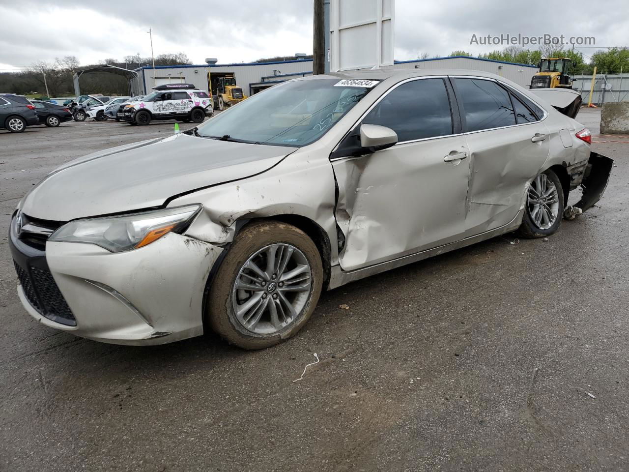 2016 Toyota Camry Le Золотой vin: 4T1BF1FK4GU252595